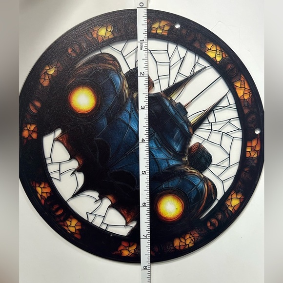 Faux Acrylic Stained Glass Batman / Batmobile Art 🦇 - Picture 4 of 6